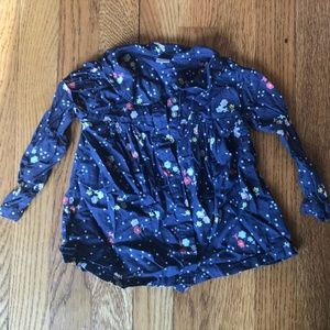 Tex toddler girls button-down blouse, size 18M